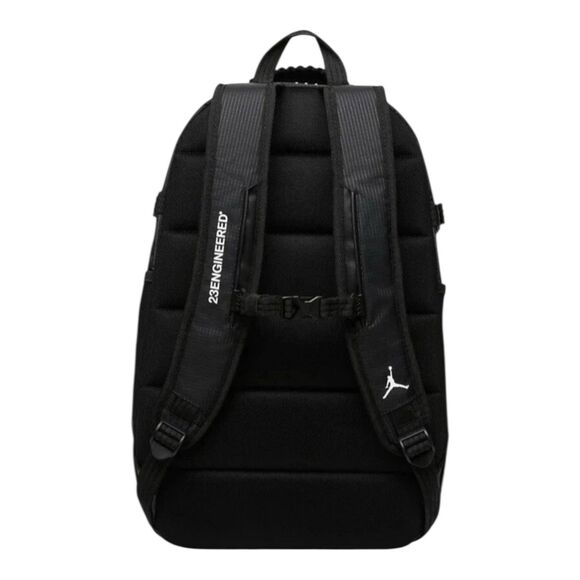 JORDAN AIR Backpack Black 23 Engineered 15" Laptop Travel MA0691-023 RARE - Picture 11 of 13